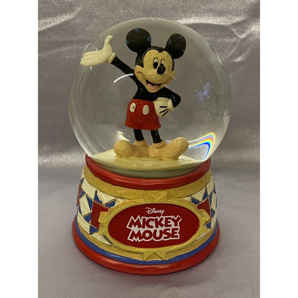 Disney Traditions The One & Only, Mickey Mouse Snow Globe By Jim shore PreOwned